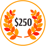 $250 Badge