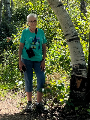 My favourite tree at my favourite place doing my favourite walk at the cabin!!!